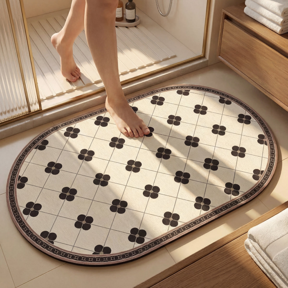 Tapis Ultra Absorbant Anti-dérapant Elegantsia