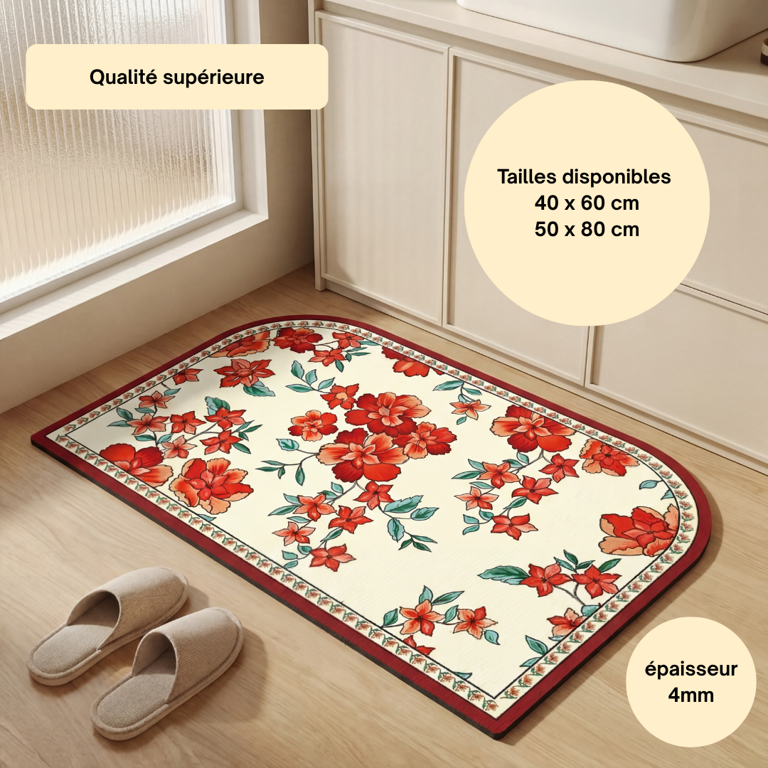 Tapis Ultra Absorbant Anti-dérapant Elegantsia