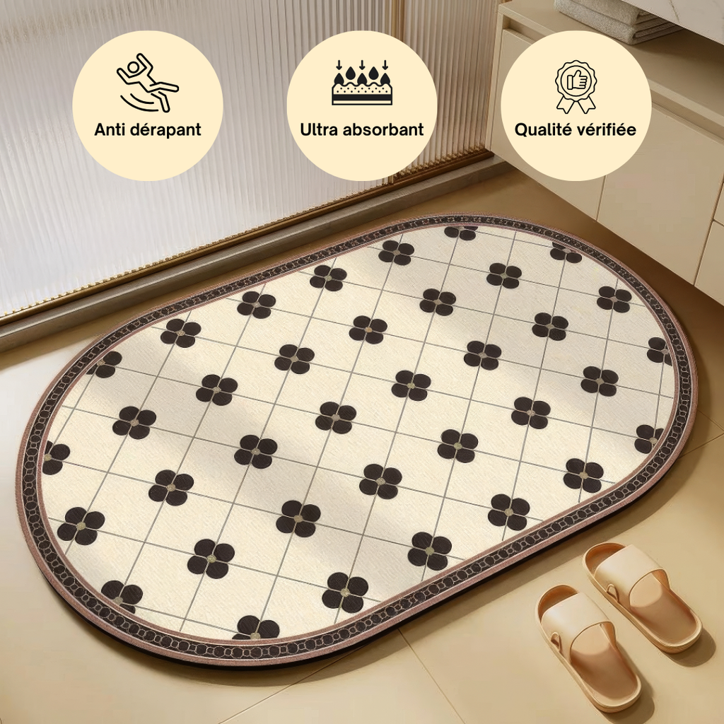 Tapis Ultra Absorbant Anti-dérapant Elegantsia